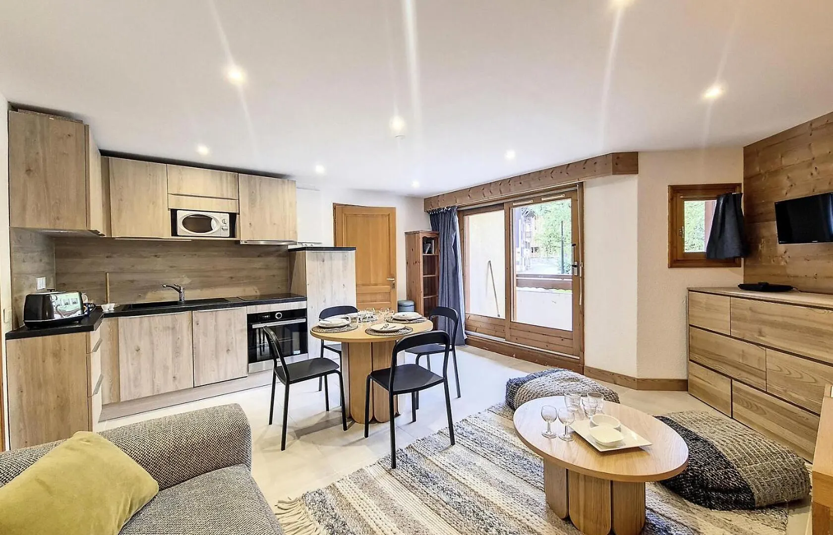 公寓 Residence Balcons De Tougnette - Appartement Spacieux & Lumineux - Proche Des Pistes - Balcon Mae-3284 圣马丁德贝尔维尔